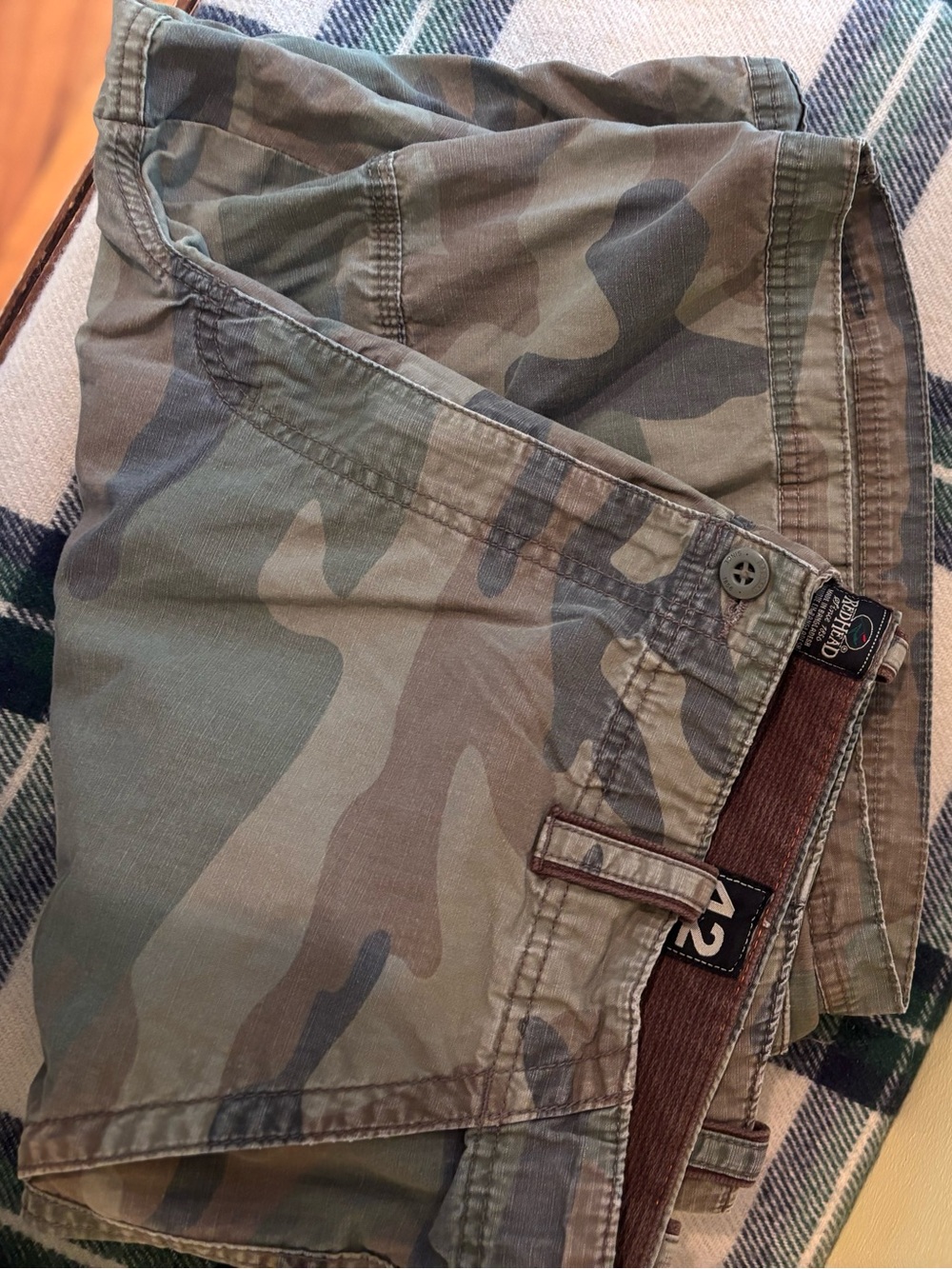 RedHead Men's Camo Cargo Shorts - Olive Green